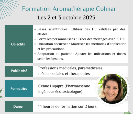 Formation aromathrapie Colmar 1